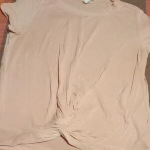 Women's Pink Knot Front Top Size Small Good Condition Brand T.b.o